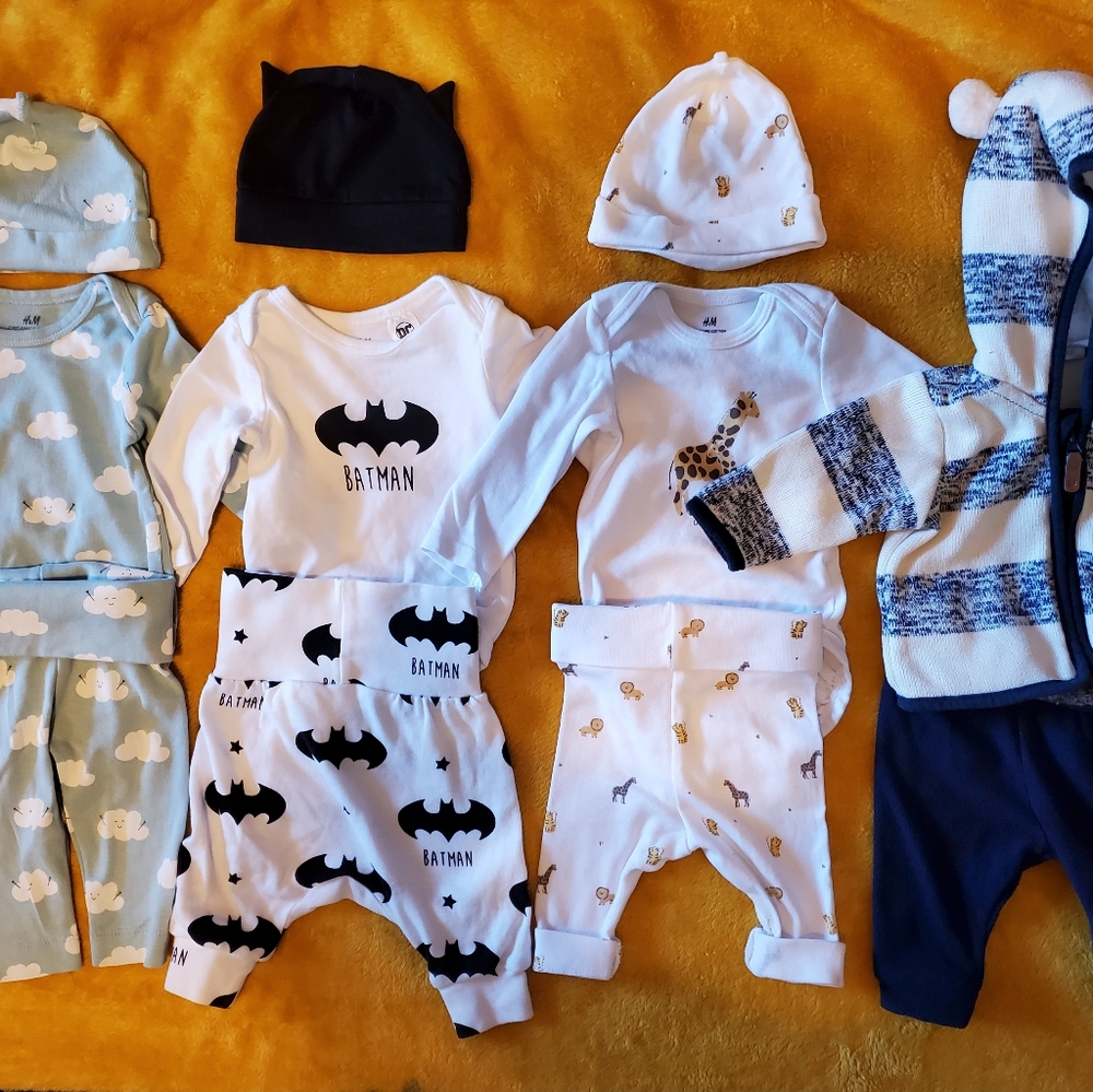 Set of 4 H&M Baby Boy Clothes